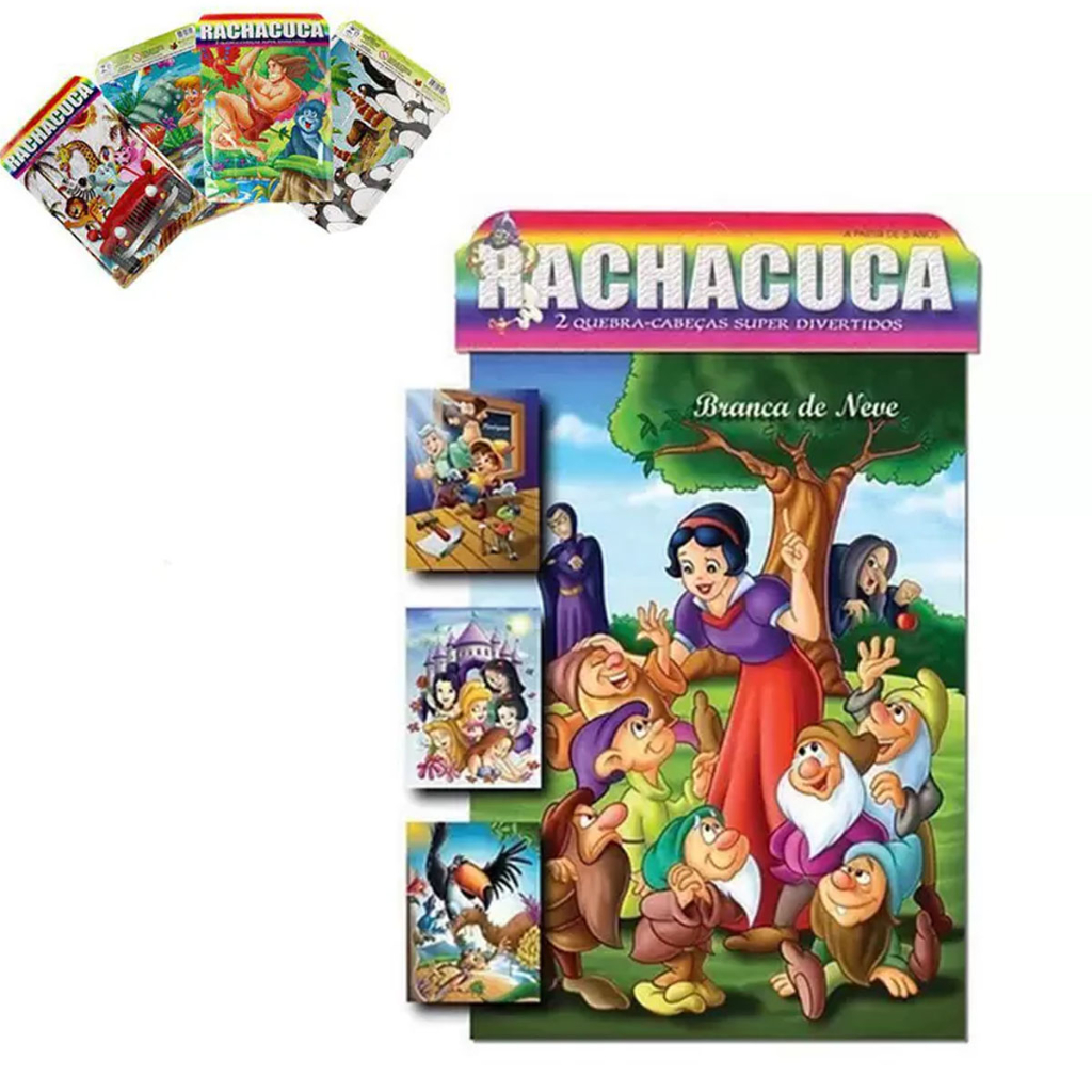 Kit 10 Racha Cuca Puzzle Quebra Cabeça Lembrancinha Atacado