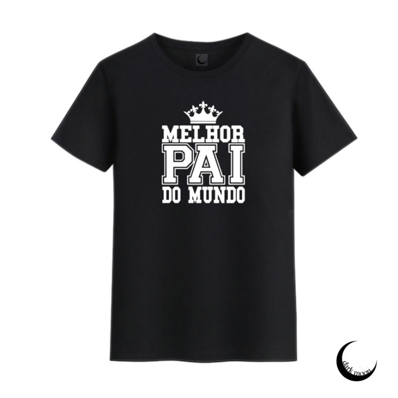 Camiseta Personaliza Melhor Pai Do Mundo Presente Dia Dos Pais 100 Algodão Opção Quadro Com 6 1606