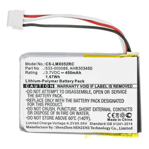 Bateria Mouse Mx Ergo Mr0065,mx Master,anywhere 2,m-ro052 CS-LMX052RC