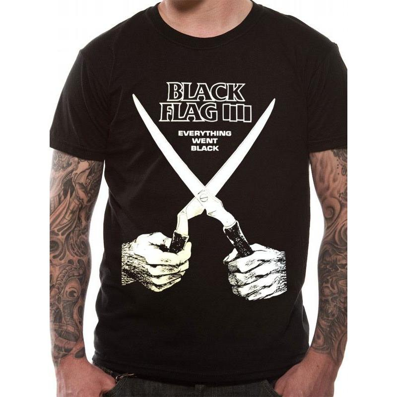 Camiseta Black Flag Everthing Went Black Punk/Hardcore | Shopee Brasil