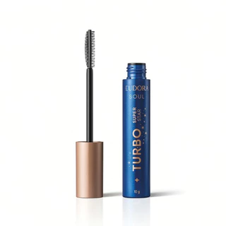 Máscara de Cílios Preta Eudora Soul Turbo Super Star 10g - Eudora