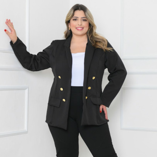 Ternos Femininos Blazers Blazer Feminino Blazer Ladies Jaqueta Longa Moda  Moda Sólida Com Seios Duplos Casacos De Escritório Feminino Sobretudo Drop  De Dhcoy De $87,62