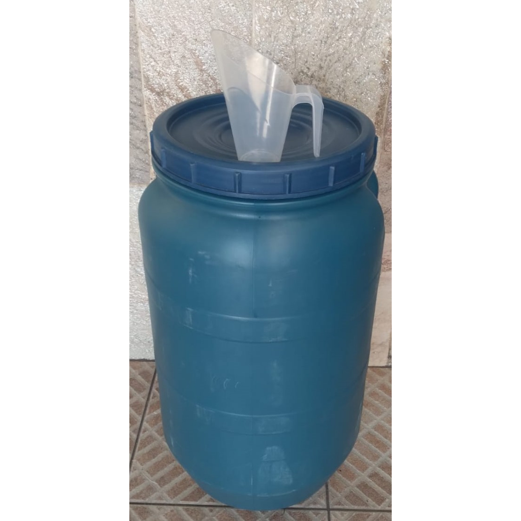 Porta Ração/Canister/Container com dosador - 80litros /35kg - Produto Sustentável/ Alta resistência