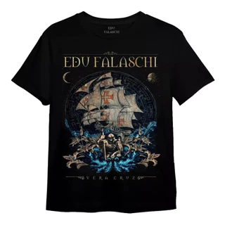 Camiseta Masculina Angra Edu Falaschi - Vera Cruz Frol De La Mar
