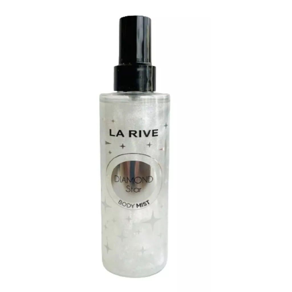 Body Splash Diamond Star Desodorante Corporal Com Gliter La Rive