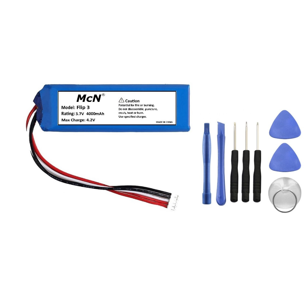 Bateria Jbl Flip 3 Gsp872693 E P763098 03 Compatível