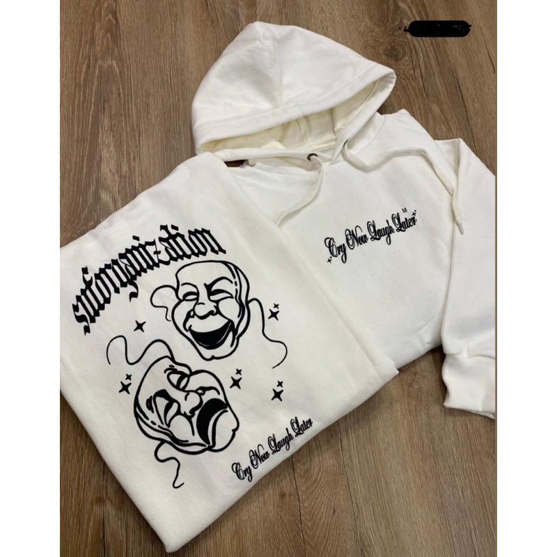 Moletom Sufgang Cry Now - Moda Inverno Coleção Streetwear - Blusa de Frio Estilosa Influencior