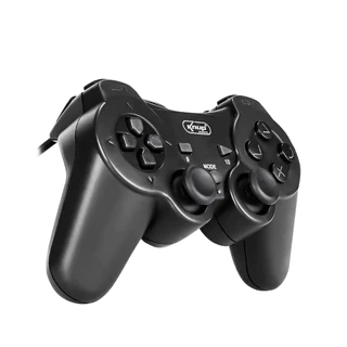 Controle Pc Usb com Fio Gamer de Jogos para Notebook 12 Botões Vibração