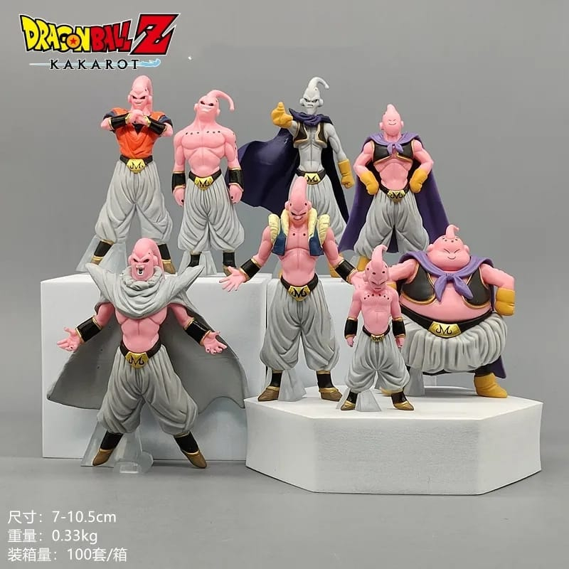 Bonecos Mini Figure Action Figura de ação Dragon Ball Z Dragon ball super  GT Goku Vegeta Majiboo Anime Personagens Animação Desenho