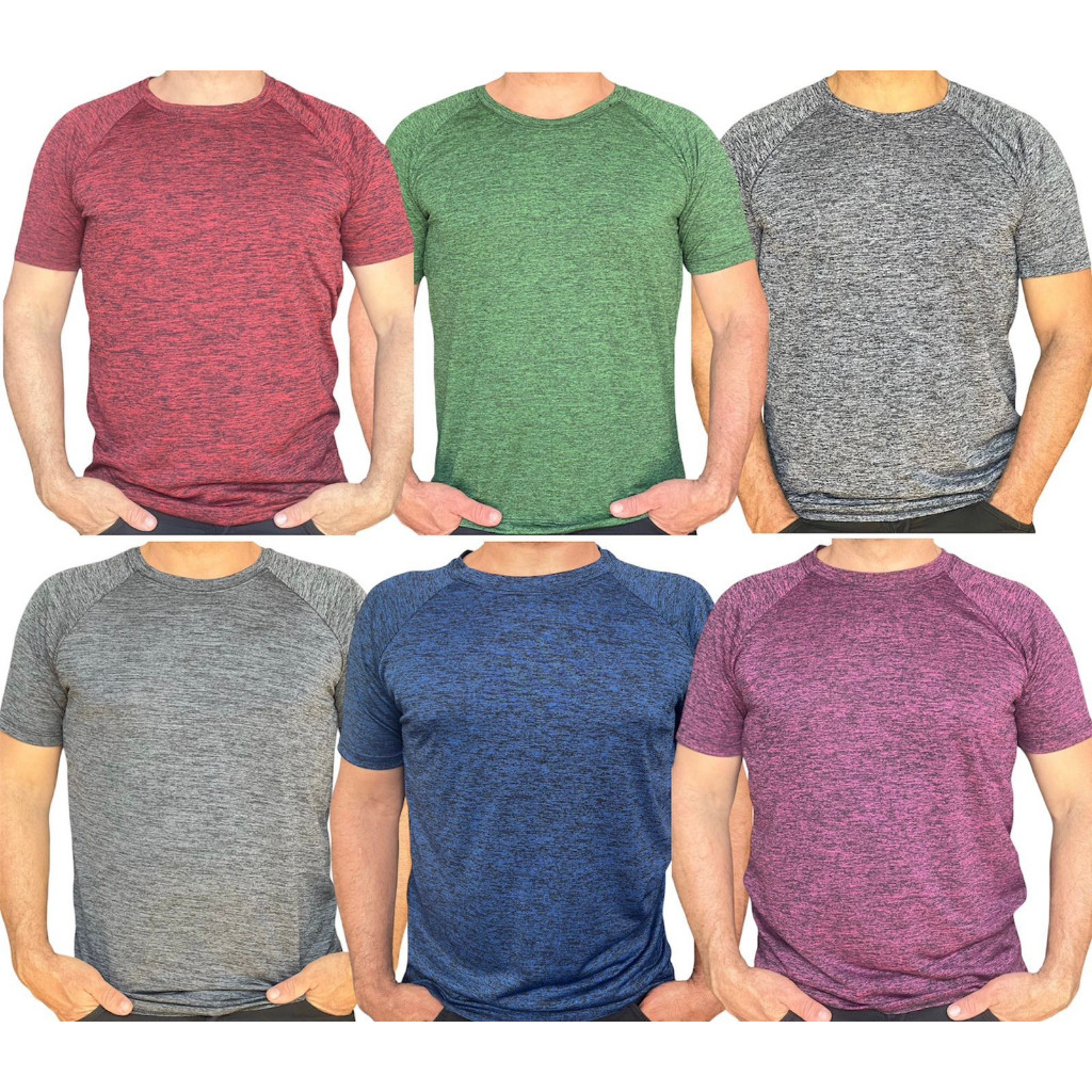Kit 3 Camisetas Dry Fit Masculina Treino