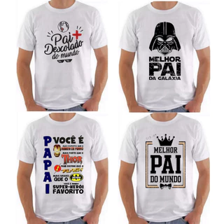 Camiseta dia dos Pais - Poliéster Personalizada (Vários Modelos)