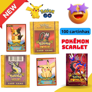 100 CARDS / CARTINHAS POKEMON = 25 Pacotinhos