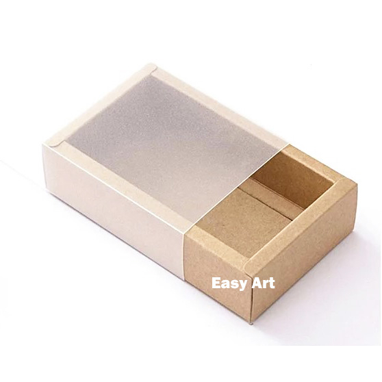 Caixas Multiuso 02 BrowniesTipo Gaveta Tampa Pvc Cristal Tra