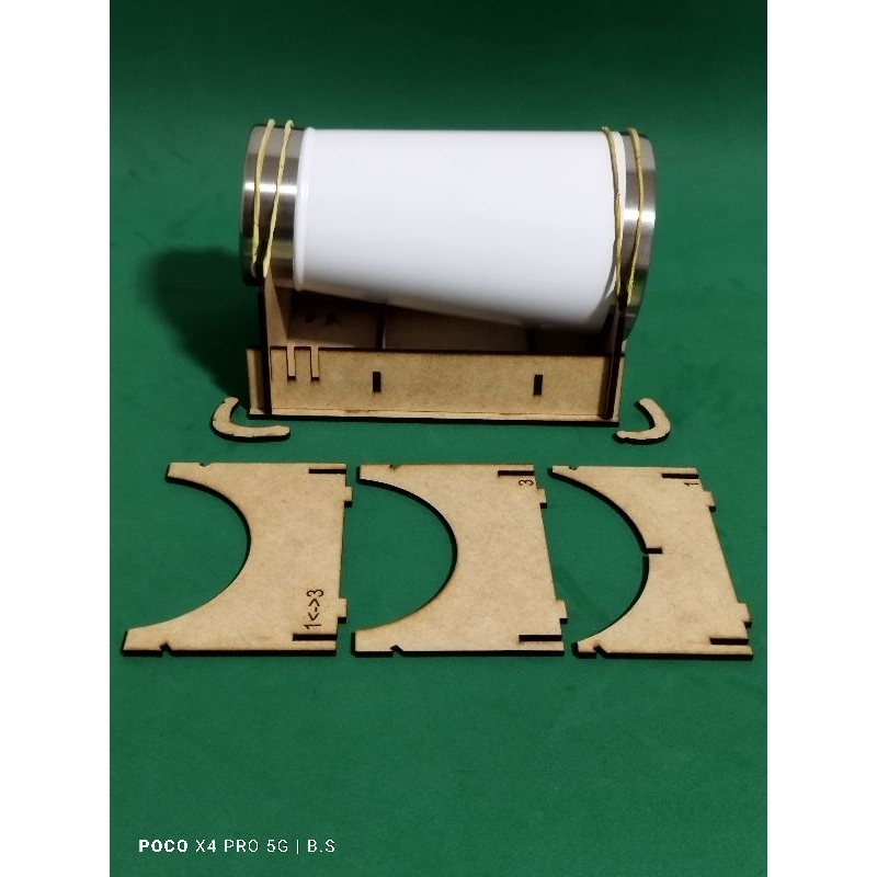 Suporte para gravar copos térmicos, garrafas, canecas e canetas, 4x1