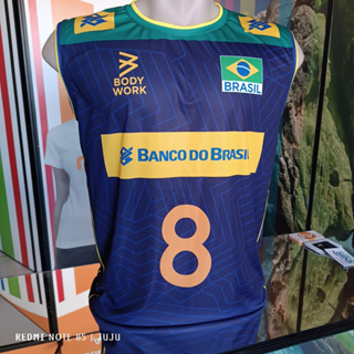 Camisa Vôlei Brasil 2023 VNL com detalhes Personalizada (nome e número)