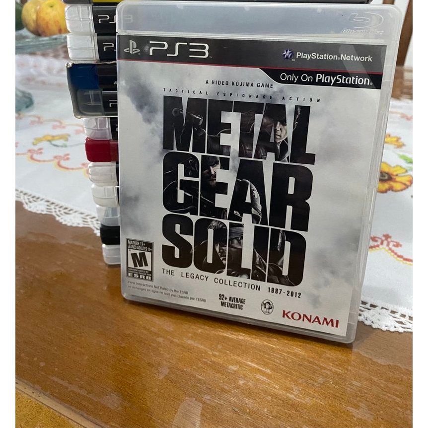Jogo Metal Gear Legacy Collection PS3 Mídia Física Shopee Brasil