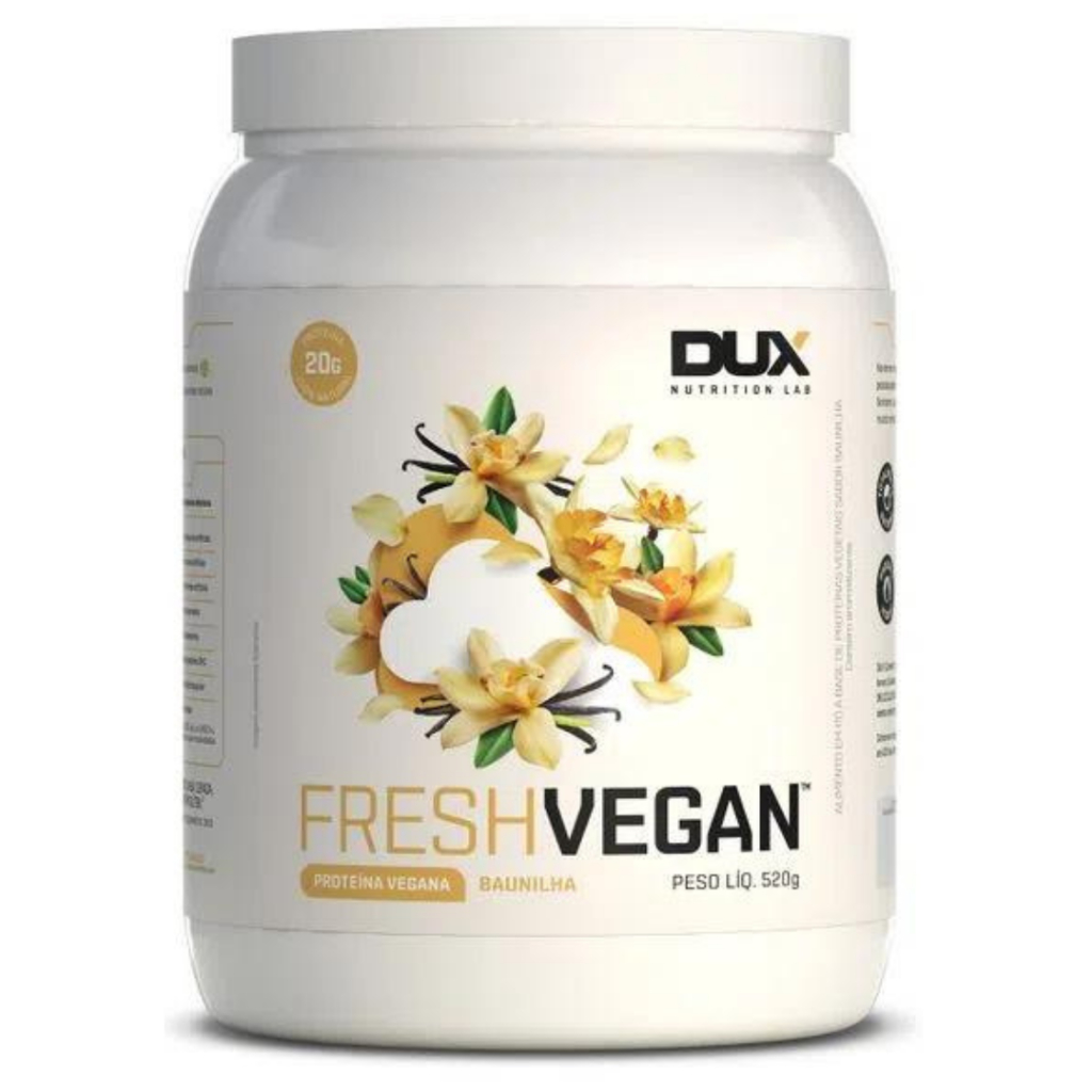 Whey Vegano Fresh Vegan – 520g Dux Nutrition – Todos Sabores