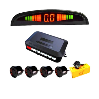 Sensor Estacionamento Ré 4 Sensores Display para Carro Universal