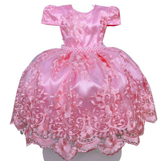Vestido Infantil Festa Princesa Luxo Várias Cores