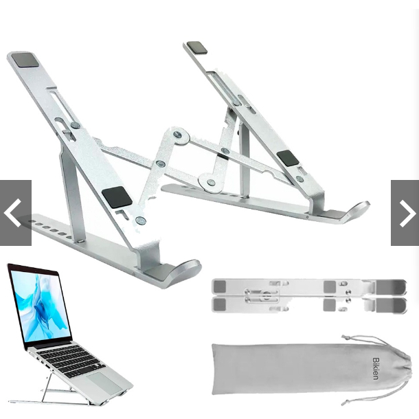 Suporte Dobrável E Portátil Slim Para Notebook E Macbook Aluminio