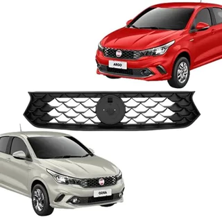 GRADE FRONTAL DO RADIADOR FIAT ARGO 17/19 PRETA