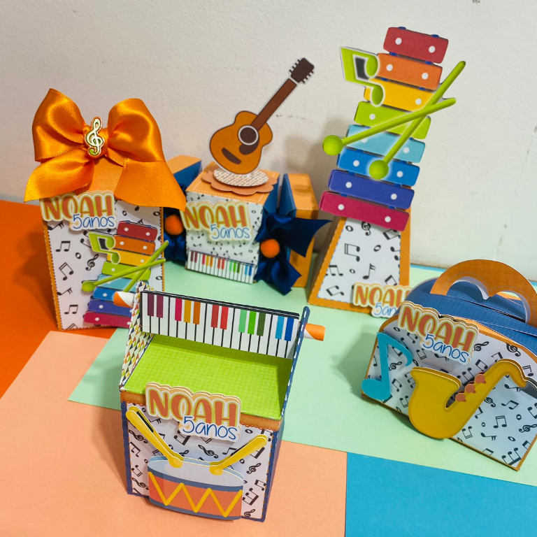 Kit para festa Musica, Personalizados, Aniversários