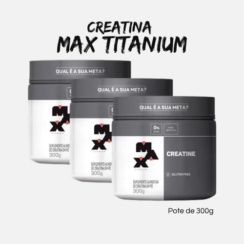 Creatina Max Titanium 300g Shopee Brasil