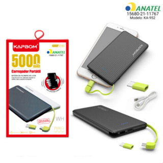Carregador Portátil  5000 MAh - Power Bank