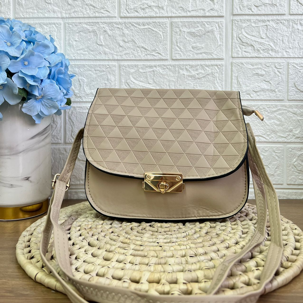 bolsa transversal feminina simples em ziper fechado | Shopee Brasil