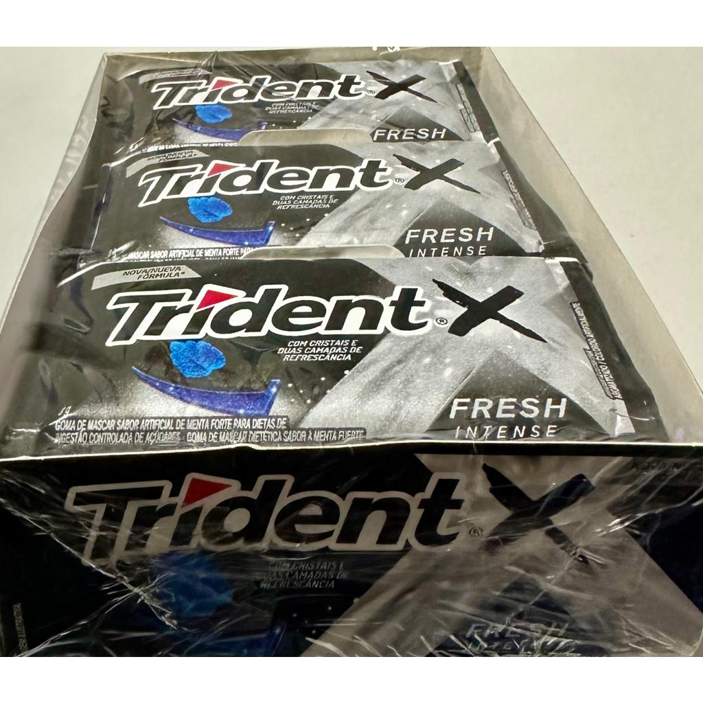 CHICLETE TRIDENT INTENSE DP 21UN | Shopee Brasil