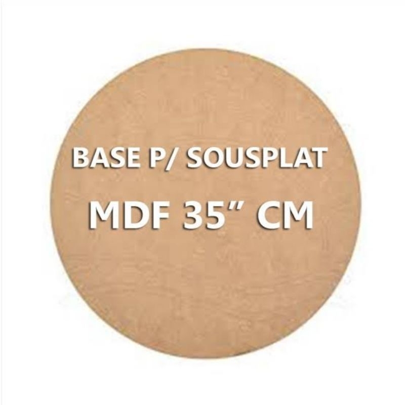 kit com 10 bases em mdf para sousplat 35cm | Shopee Brasil
