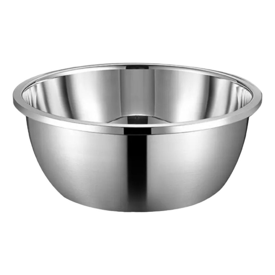 Tigela Bowl Inox 24CM Culinária Massas Bolos Doces Envio Ráp