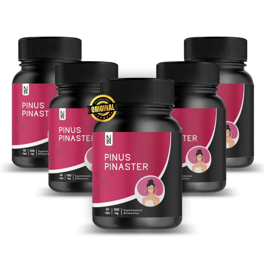 Kit 5X Pinus Pinaster contra o Melasma e manchas NATURALY | Shopee Brasil