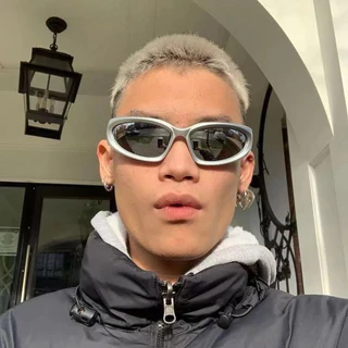 Óculos y2k Swag Vintage Retrô StreetWear Masculino Feminino tendência arredondado