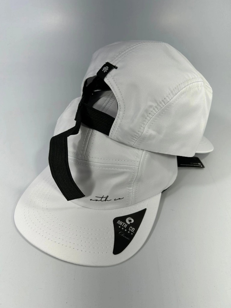 Boné Five Panel Anth Co Original Strapback Aba Reta FB Branco ...