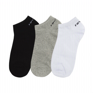 kit de Meias Soquete Masculina ou Feminina Cano Curto Lisas - 2 unidades