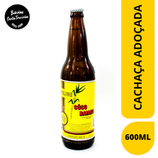 Cachaça Coco Baiano Coquinho Pinga Bebida Alcoólica Adocicada 600ml Sublime