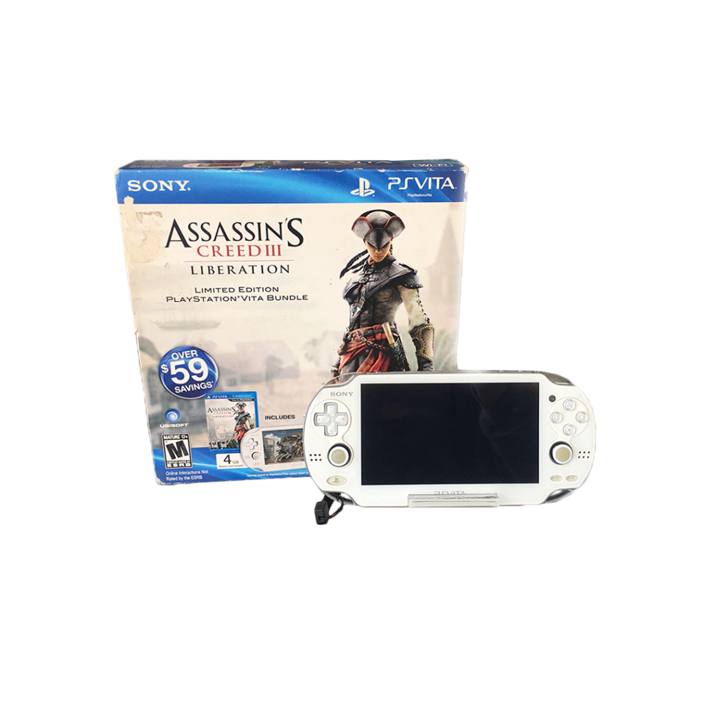 CONSOLE PLAYSTATION VITA BRANCO 64 GB COM CAIXA SEMINOVO - PS VITA