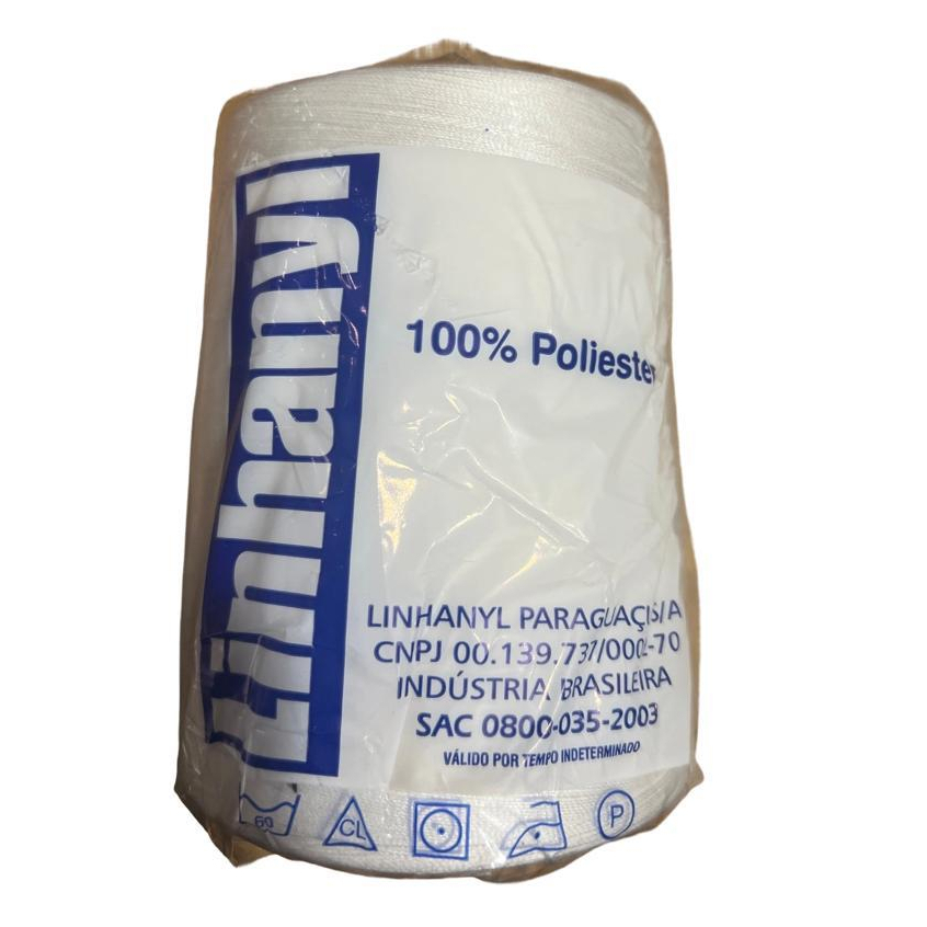 Linha para Armação e para Cruzetar LINHANYL 100% Poliéster BRANCA ...