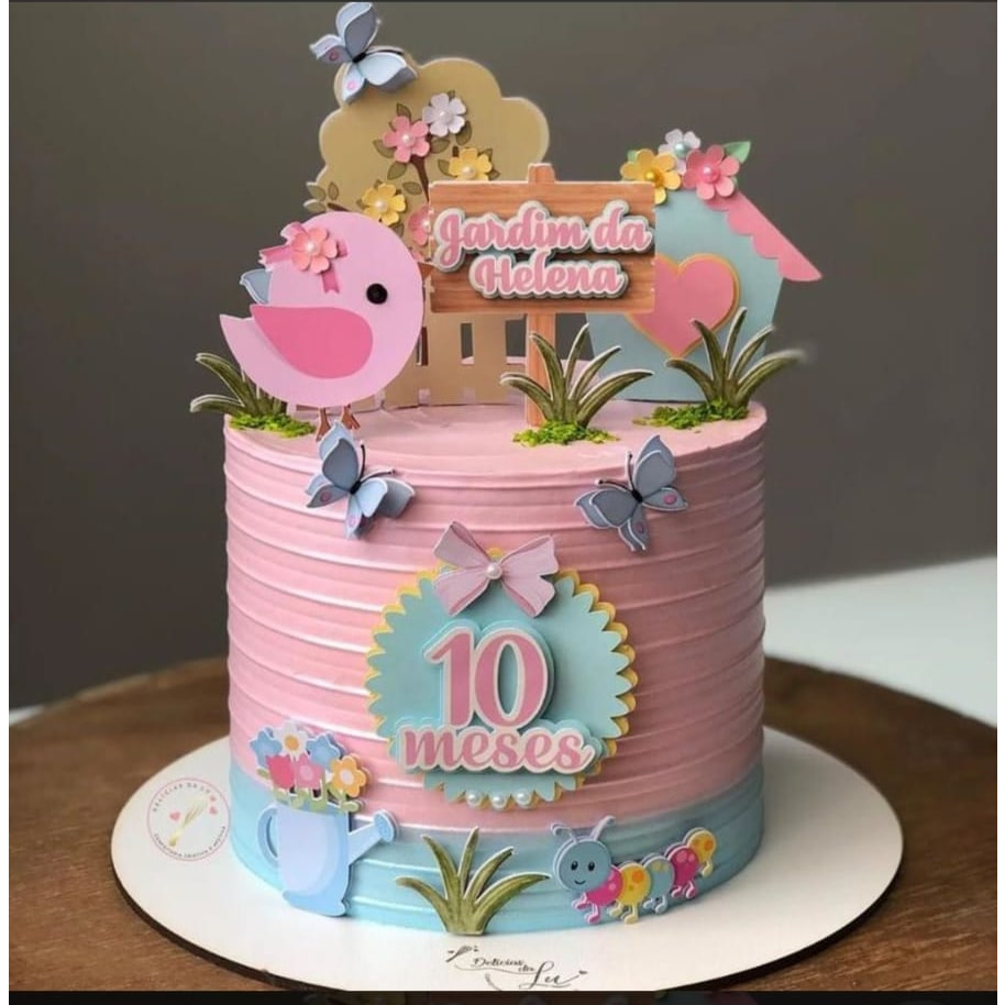 Decorações para bolo de aniversário com 13 peças, maquiagem topo