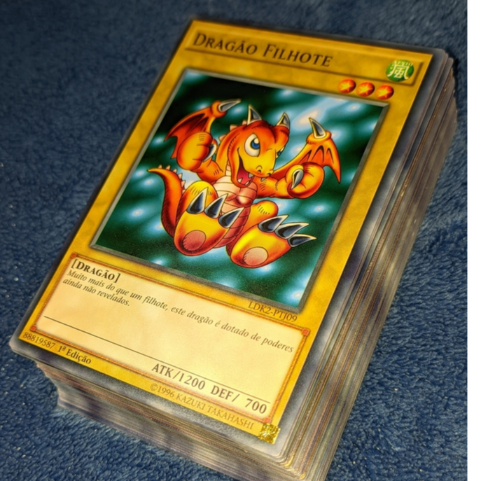 50 cartas ORIGINAIS + Dragão Bebê / Filhote - Yu-Gi-Oh Lote Baby Dragon