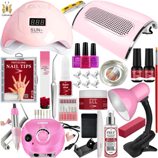 Kit Completo Manicure Cabine Sun 5 48W Motor Lixadeira Porquinho Coletor Aspirador Sugador 3 Coolers Luminária Presilha