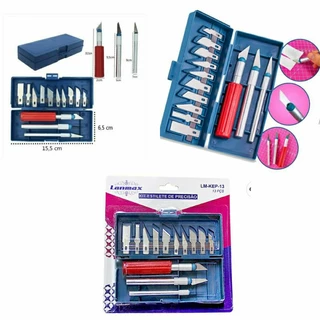 Kit Estilete Precisão Peças ou Estilete Multiuso Lanmax