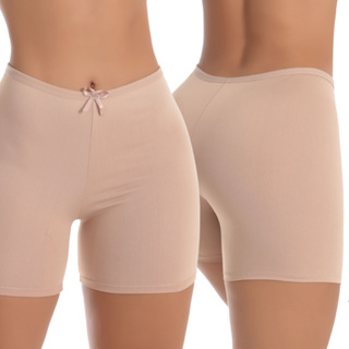 Kit com 5 Shorts Anágua Modelador Básico Segunda Pele Microfibra Short para Usar com Vestido Feminino Adulto Bermuda Modelador Segunda Pele