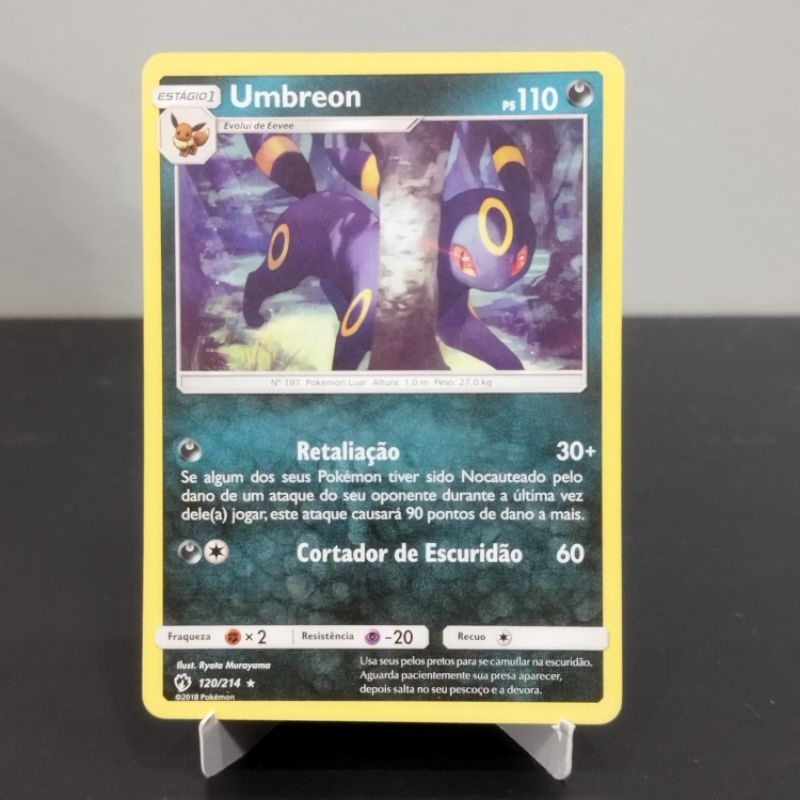 Cartinha Pokemon Dourada Umbreon&darkrai | Item Info & Eletro Pokemon Usado  80277283 | enjoei