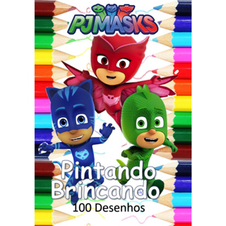 Pj Masks Diversão Para Colorir : On Line Editora: : Livros