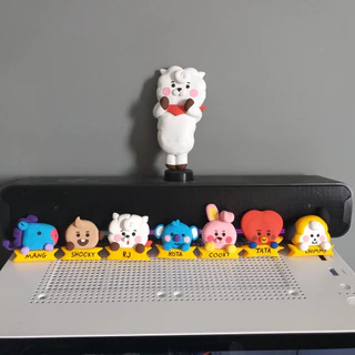 kit boneco bt21 bts kpop personalizado decorativo 7 peças