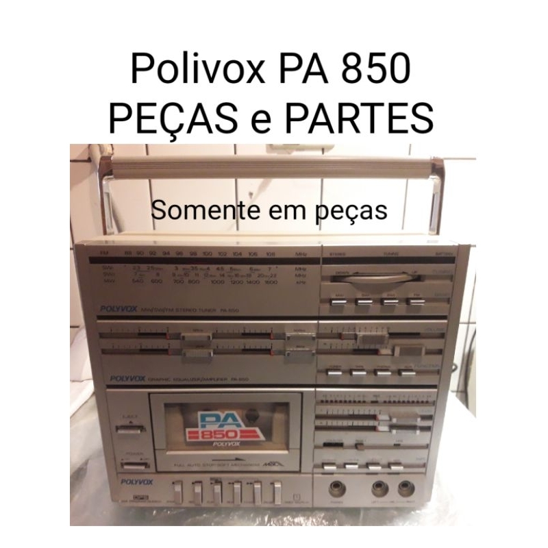 Rádio Polivox - PA 850 - Peças e Partes - Pergunte