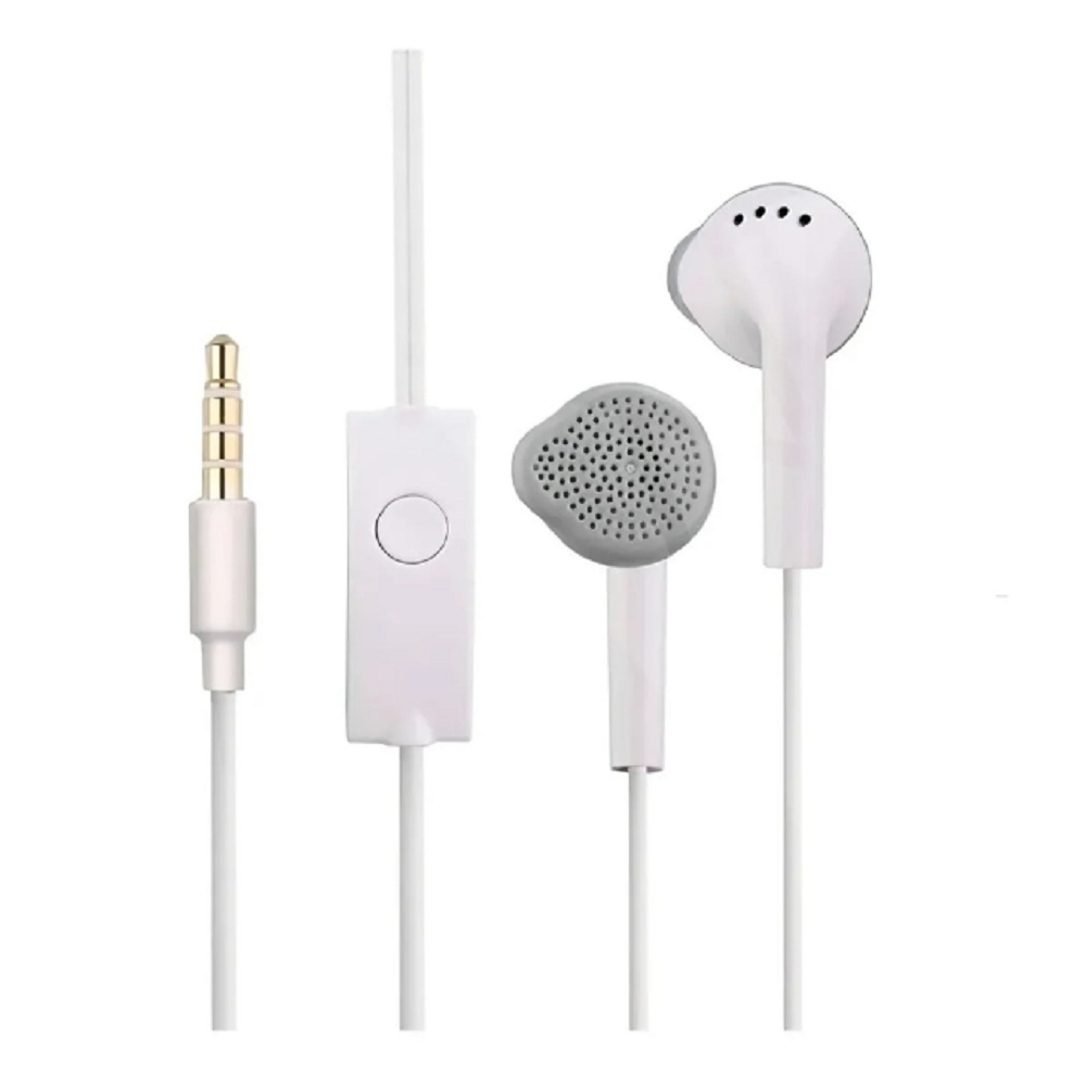 Fone De Ouvido Com Microfone Fio Branco para Celular Smartphone - Plug ...