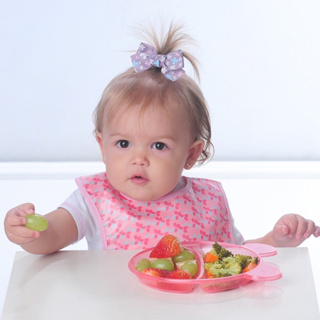 Prato com divisória bichinhos Para Bebê -Pimpolho